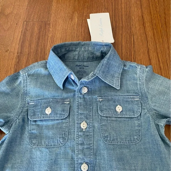 Ralph Lauren Classic Chambray Shirt and Chino Pants Set
